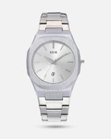 ساعة رجالي ستيل بلون فضي