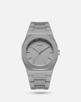 ساعة رجالية كاربون بلون رمادي