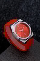 شبيهة D1 MILANO ربر باللون الاحمر