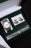 طقم رجالي ساعة منسقة مع كبك وقلم