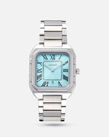 ساعة الفخامة الرجالية بلون تيفاني