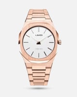 ساعة رجالية ستيل بلون روز قولد