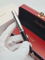 قلم كارتير جاف سانتوس - بلون اسود