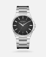 ساعة رجالية ستيل بلون فضي