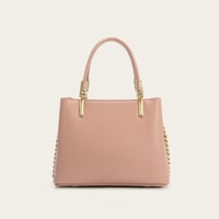 شنطة نسائية بحجم متوسط بلون وردي