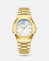 ساعة نسائية شبيهة باتيك فيليب بلون ذهبي