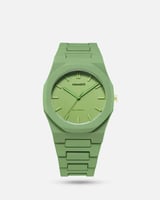 ساعة رجالي كاربون باللون الاخضر