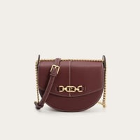 شنطة كتف نسائية بلون عودي