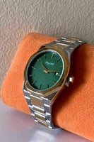 ساعة رجالية شبيهة D1 MILAMO باللونين الذهبي والفضي...