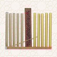 5 أنابيب مروكي دبل سوبر 20سم سمك2مل+5 أنابيب فيتنا...