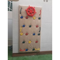 جدار تسلق بطول 225سم وعرض 110 سم