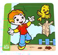 بزل العب مع عصفوري - 4 قطع