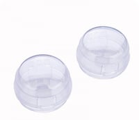 غطاء أمان مفاتيح الغاز الشفاف قطعتين