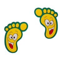 لاصق ارشادات على الارض بالوان فاقعة - 5 خطوات (10...