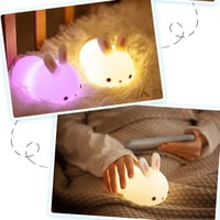 ضوء ليلي من السيليكون - الأرنب