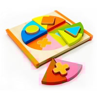 تطابق الاشكال الملونة - دائرة