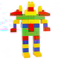 مجموعة مكعبات XXL - 60 قطعة كبيرة