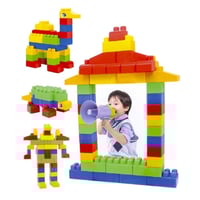 مجموعة مكعبات XXL - 60 قطعة كبيرة