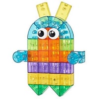 العاب المغناطيس شفافة 43 قطعة