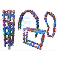 صندوق لضم الكرات الملونة 150 قطعة +3 سنوات