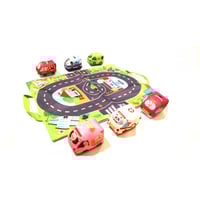 مجموعة سيارات اسفنجية ناعمة للأطفال – 6 قطع آمنة م...