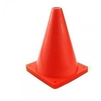 قمع المرور قطعة واحدة - احمر