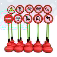 مجموعة علامات المرور - 10 علامات مزدوجة