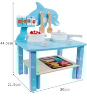 مجموعة موقد الشواء للاطفال - الدلفين