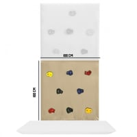 جدار تسلق للاطفال بمقاس متر في متر من بزل للالعاب...