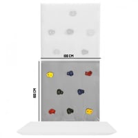 جدار تسلق للاطفال بمقاس متر في متر من بزل للالعاب