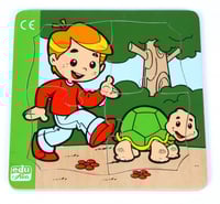 بزل العب مع السلحفاه - 4 قطع