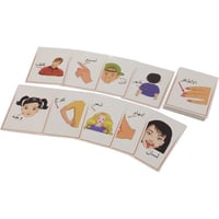 كروت تعليمية - اجزاء الجسم - تخاطب وتواصل