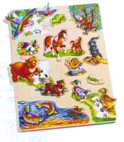 لوحة افعال الحيوانات