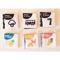 كتب قماشية 6 قطع - كتب قماشية الوان