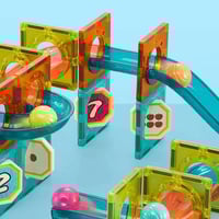 العاب المغناطيس انابيب شفافة 78 قطعة