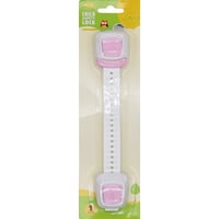 اداة لقفل الابواب - امان للثلاجة والادراج - وردي