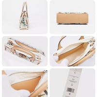 Tory burch ELLA Compass French Cream Floral Nylon...