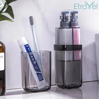 ادوات العناية اليومية للسفر والرحلات اللون اسود شف...