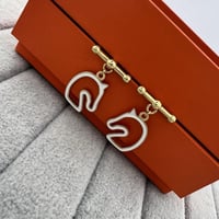 أقراط تونير بتصميم رأس حصان من هيرمس