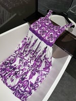 فستان طويل من قطن البوبلين بنقشة المايوليكا من دول...