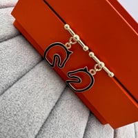 أقراط تونير بتصميم رأس حصان من هيرمس