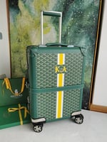 حقيبة السفر الفاخرة غويارد اخضر كلاسيك