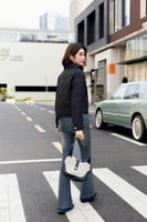 جاكيت شيتر الأبيض المبطن