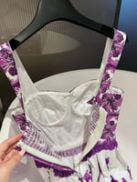 فستان طويل من قطن البوبلين بنقشة المايوليكا من دول...