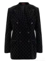 بليزر غوتشي المخملي المرصّع بالكريستال