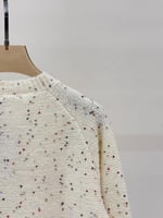 كارديجان مطرز بالورود من صوف الموهير ماركة سيلين