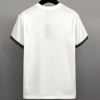 تيشيرت فيرزاتشي الفاخر بشعار ذهبي مطرز