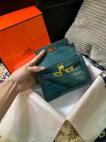 شنطة هيرميس جلد عجل -مقاس 19سم