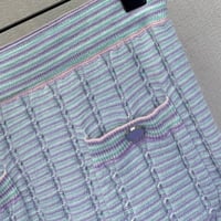 كارديغان فاخر كشمير وقطن مع ريش زخرفي