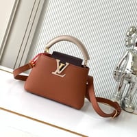 شنطة لويس فيتون الفاخرة بلون الكراميل